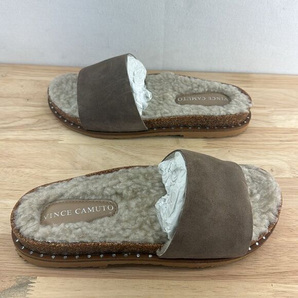 Vince Camuto Kanadial Sandal- Verona Suede- Tuscan Taupe- Size 6- NIB - Picture 5 of 8